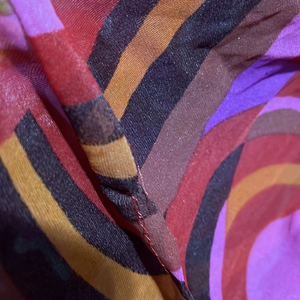 Vintage Psychedelic Disco Dress - Picture 8 of 12